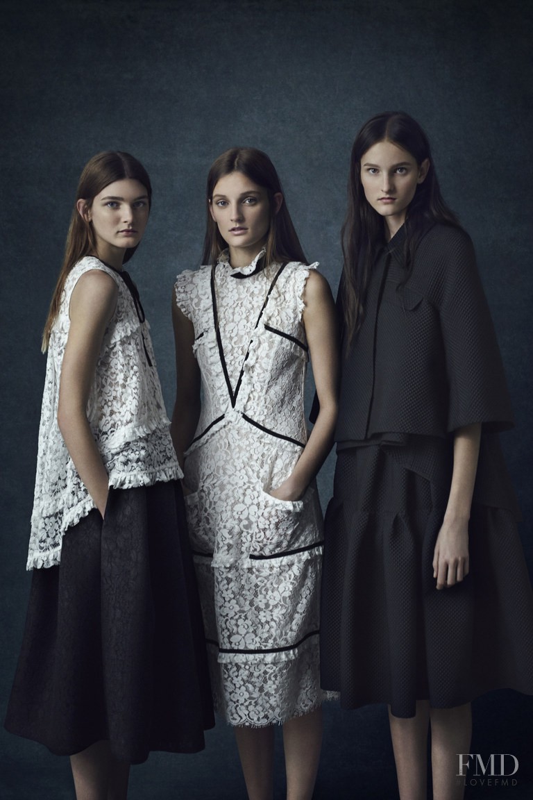 Viola Podkopaeva featured in  the Erdem fashion show for Pre-Fall 2016