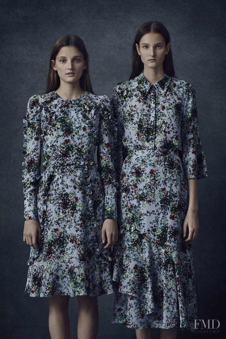 Viola Podkopaeva featured in  the Erdem fashion show for Pre-Fall 2016