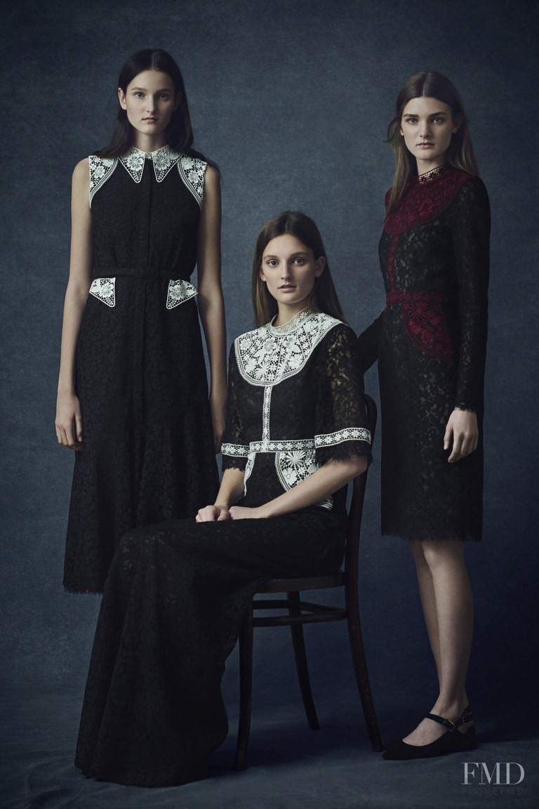 Viola Podkopaeva featured in  the Erdem fashion show for Pre-Fall 2016