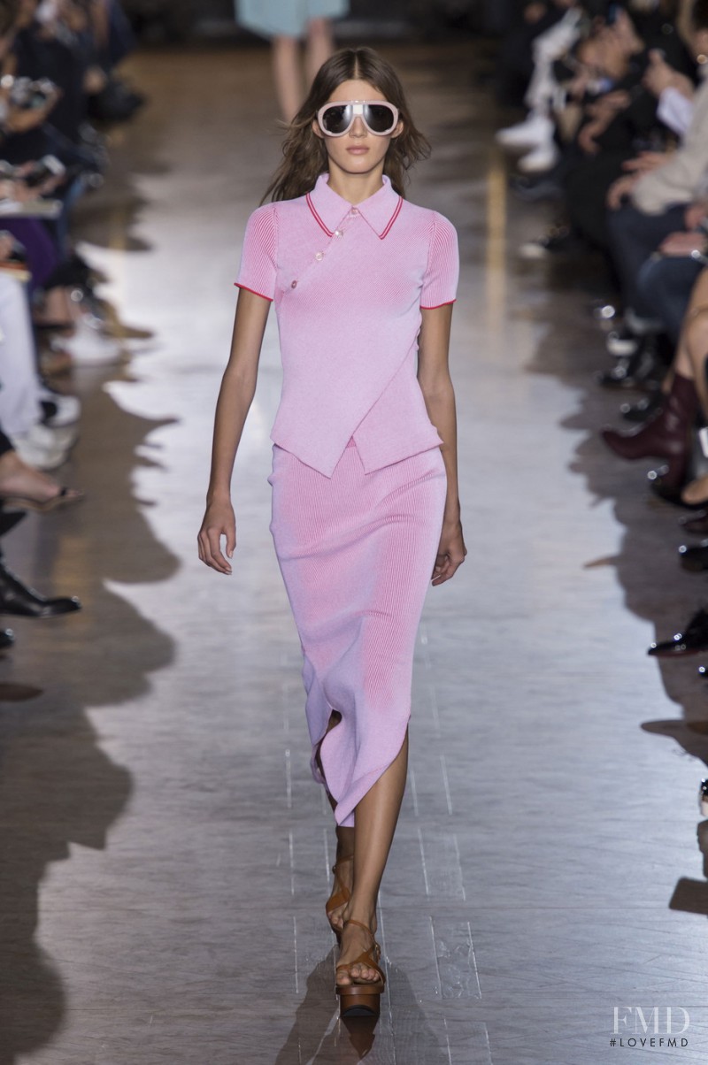 Valery Kaufman featured in  the Stella McCartney fashion show for Spring/Summer 2016