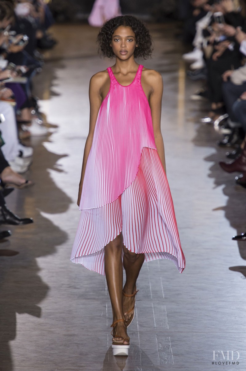 Aya Jones featured in  the Stella McCartney fashion show for Spring/Summer 2016