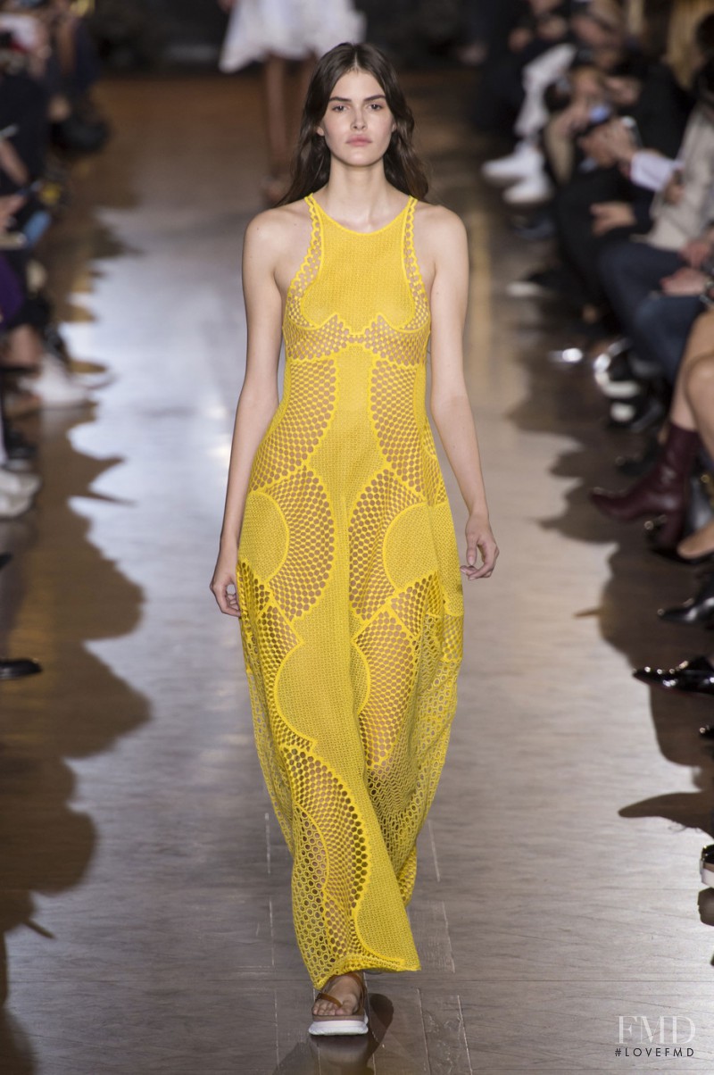 Vanessa Moody featured in  the Stella McCartney fashion show for Spring/Summer 2016
