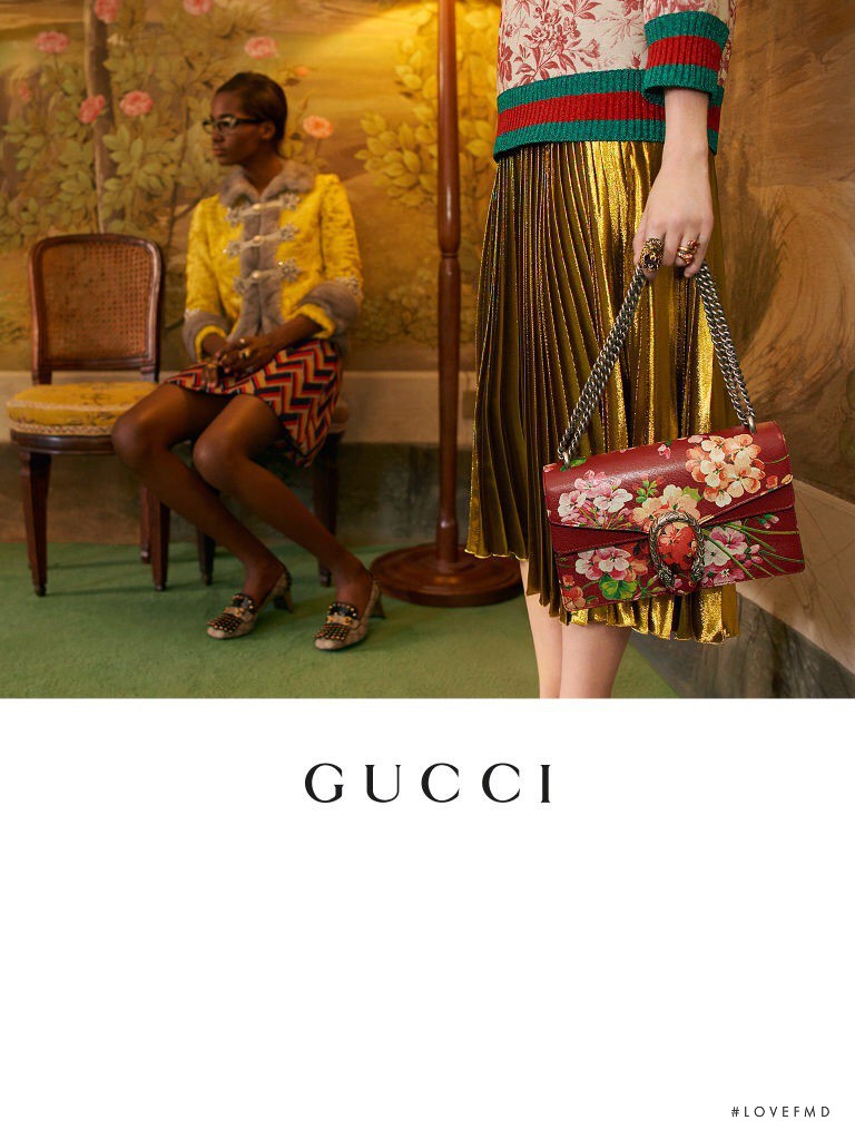 Tami Williams featured in  the Gucci advertisement for Cruise 2016