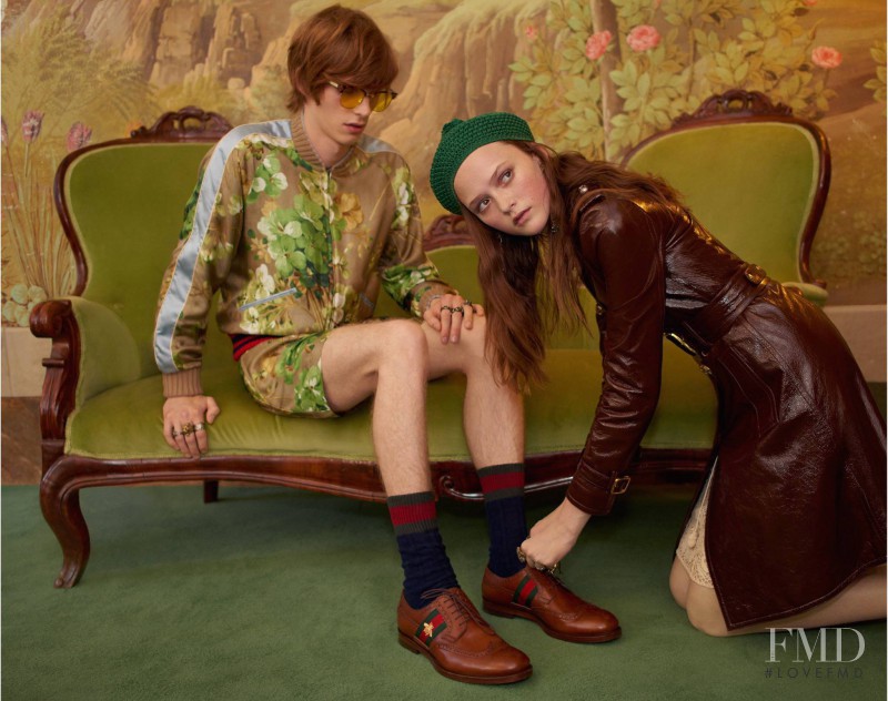 Gucci advertisement for Cruise 2016