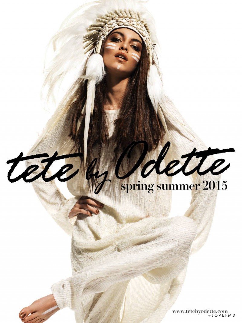 Lucia Rivera featured in  the Tete by Odette advertisement for Spring/Summer 2015