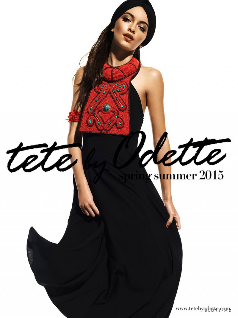 Lucia Rivera featured in  the Tete by Odette advertisement for Spring/Summer 2015