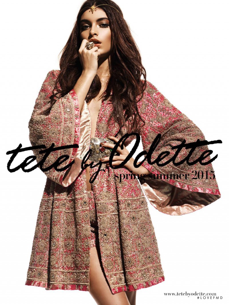 Lucia Rivera featured in  the Tete by Odette advertisement for Spring/Summer 2015