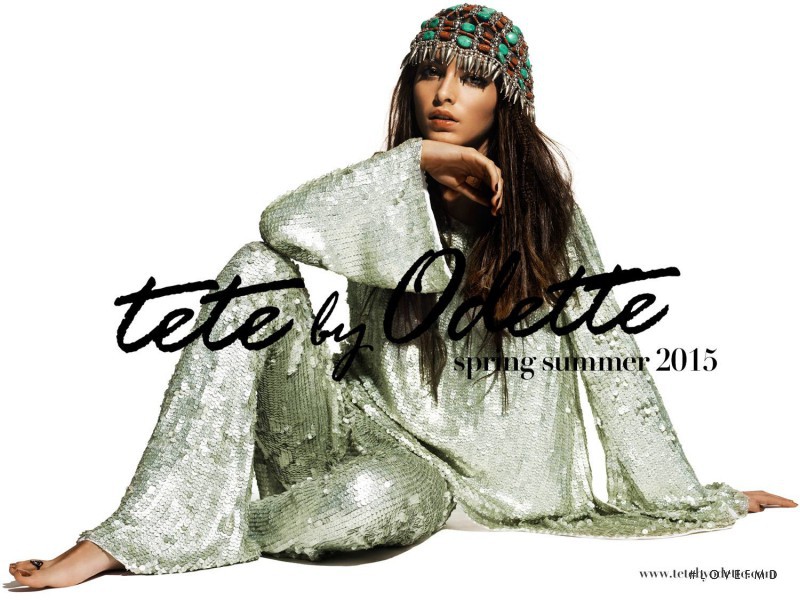 Lucia Rivera featured in  the Tete by Odette advertisement for Spring/Summer 2015