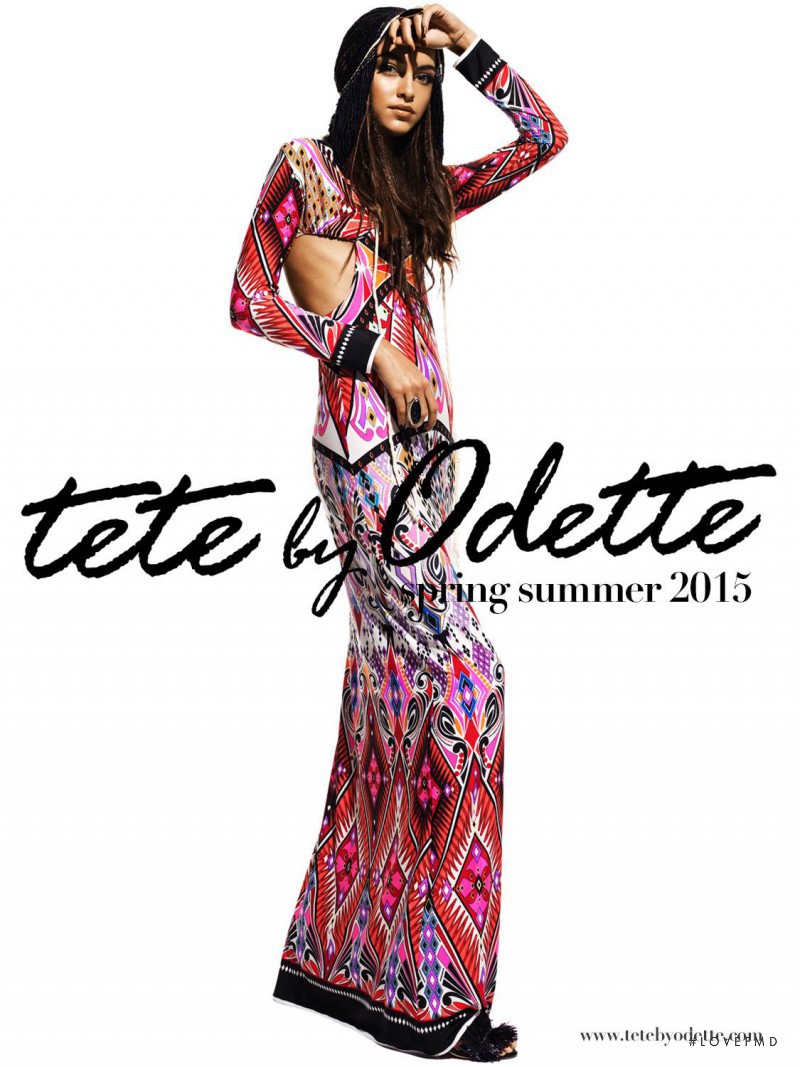 Lucia Rivera featured in  the Tete by Odette advertisement for Spring/Summer 2015