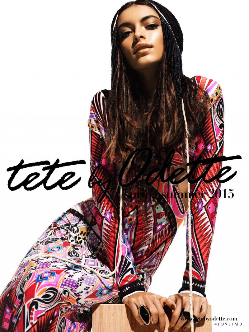 Lucia Rivera featured in  the Tete by Odette advertisement for Spring/Summer 2015