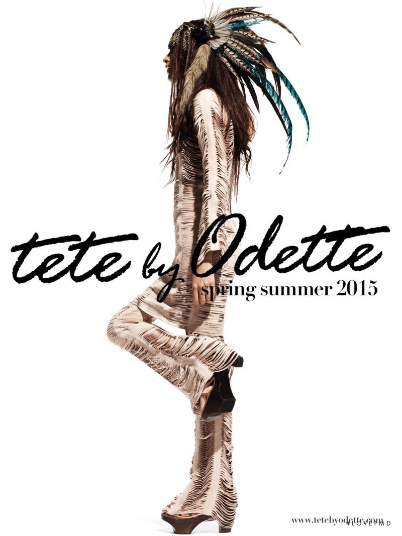 Lucia Rivera featured in  the Tete by Odette advertisement for Spring/Summer 2015