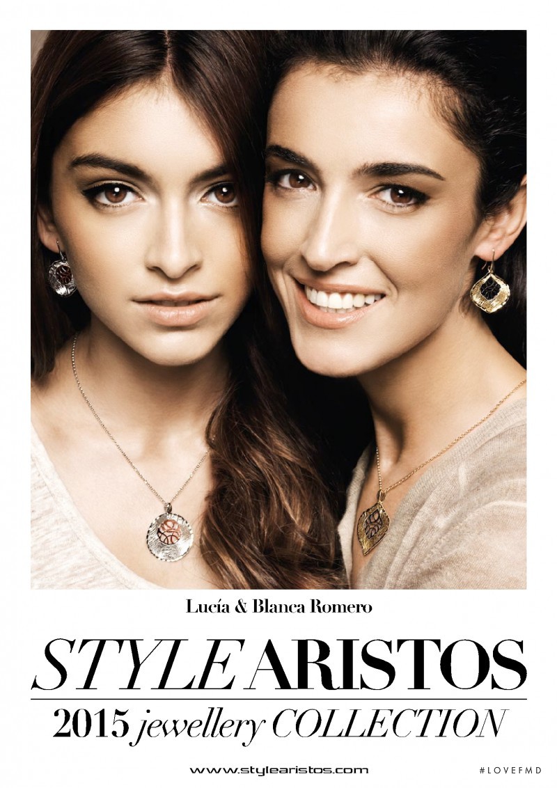 Blanca Romero featured in  the Style Aristos catalogue for Spring/Summer 2015