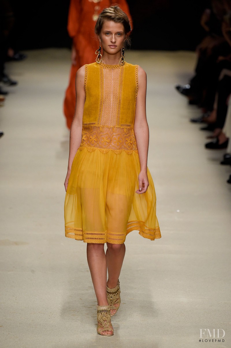 Regitze Harregaard Christensen featured in  the Alberta Ferretti fashion show for Spring/Summer 2016