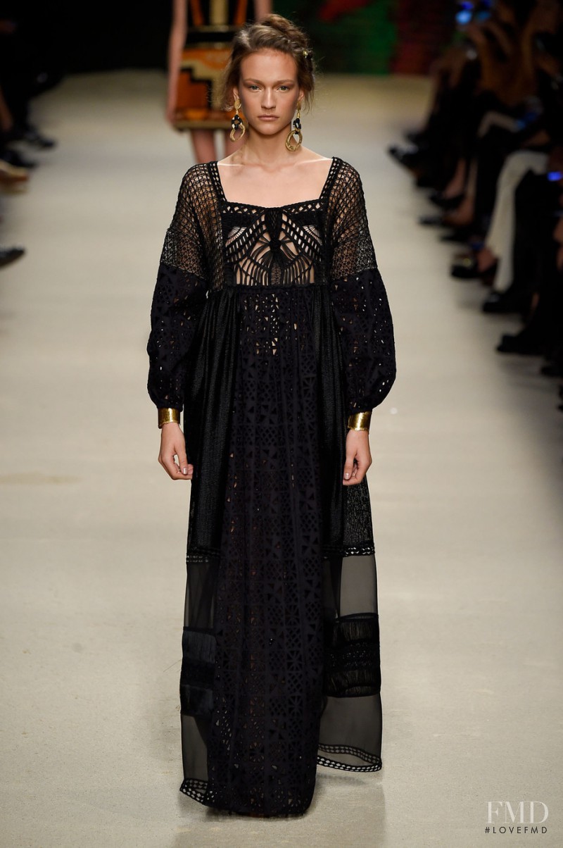 Sophia Ahrens featured in  the Alberta Ferretti fashion show for Spring/Summer 2016