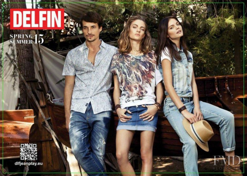 Kristina Peric featured in  the Delfin advertisement for Spring/Summer 2015