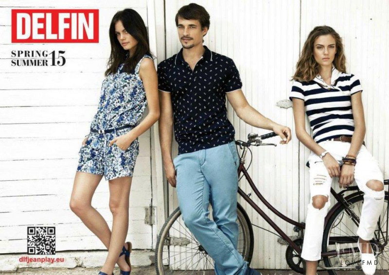 Kristina Peric featured in  the Delfin advertisement for Spring/Summer 2015