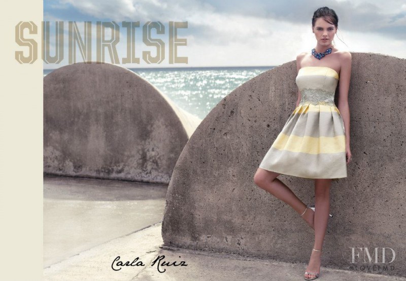 Kristina Peric featured in  the Carla Ruiz advertisement for Spring/Summer 2015