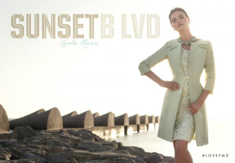 Kristina Peric featured in  the Carla Ruiz advertisement for Spring/Summer 2015