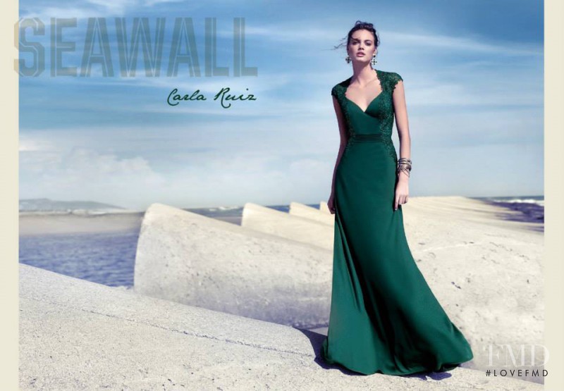 Kristina Peric featured in  the Carla Ruiz advertisement for Spring/Summer 2015
