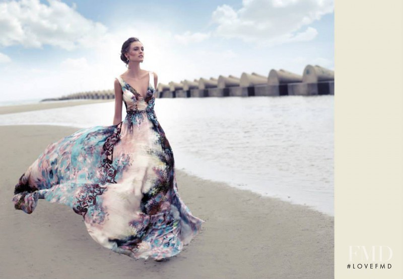Kristina Peric featured in  the Carla Ruiz advertisement for Spring/Summer 2015