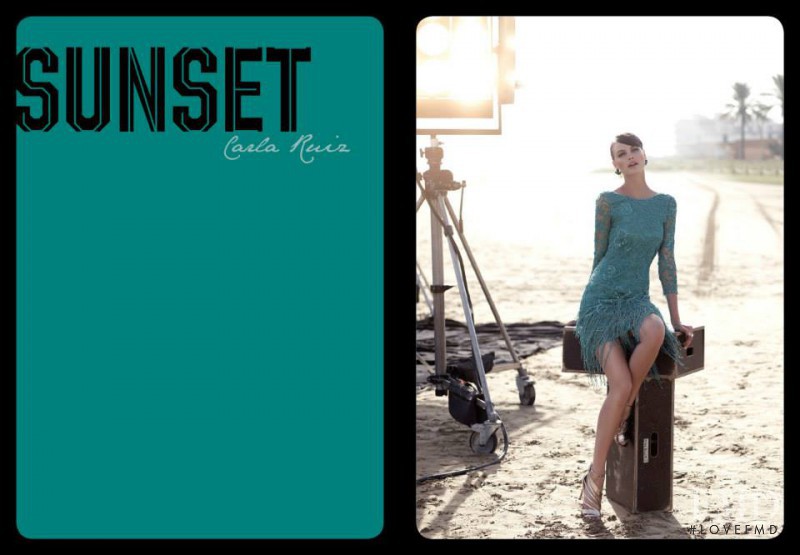 Kristina Peric featured in  the Carla Ruiz advertisement for Spring/Summer 2015