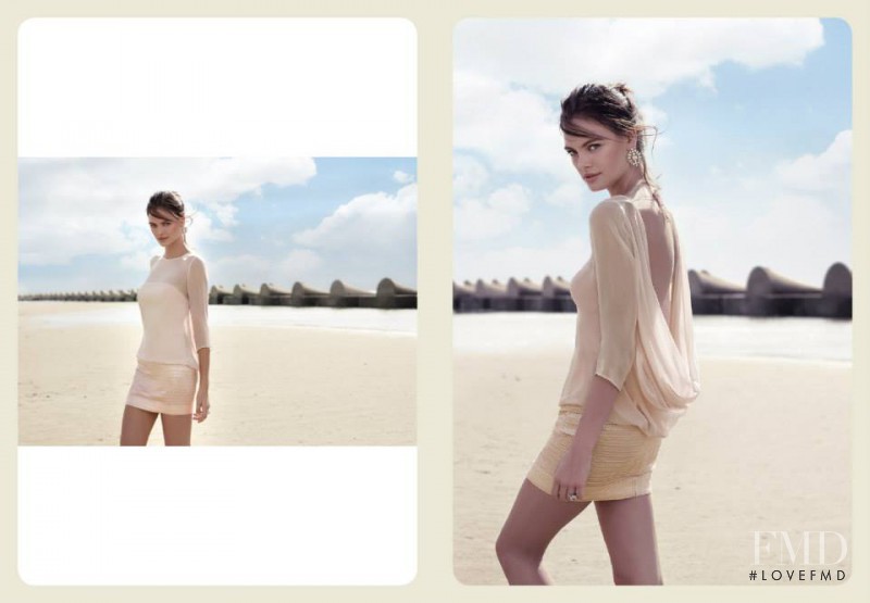 Kristina Peric featured in  the Carla Ruiz advertisement for Spring/Summer 2015