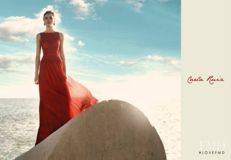 Kristina Peric featured in  the Carla Ruiz advertisement for Spring/Summer 2015