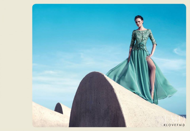 Kristina Peric featured in  the Carla Ruiz advertisement for Spring/Summer 2015