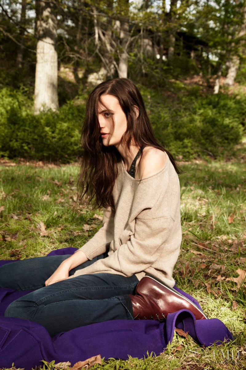 Maria Bradley featured in  the Tod\'s No_Code advertisement for Autumn/Winter 2012