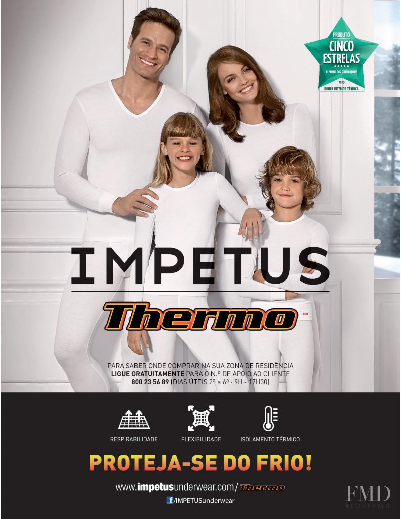 Kristina Peric featured in  the Impetus advertisement for Autumn/Winter 2015