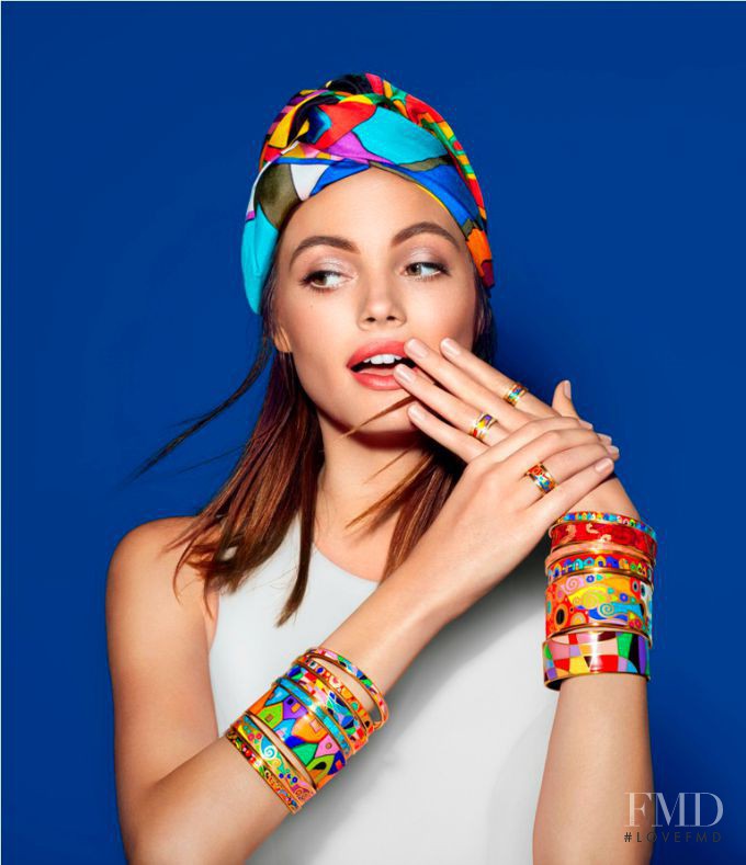 Kristina Peric featured in  the Freywille advertisement for Fall 2015