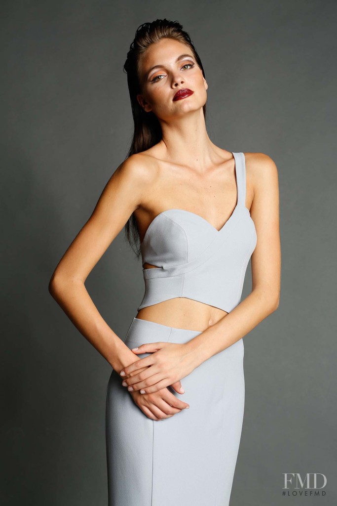 Kristina Peric featured in  the Nueve Collection lookbook for Spring/Summer 2015