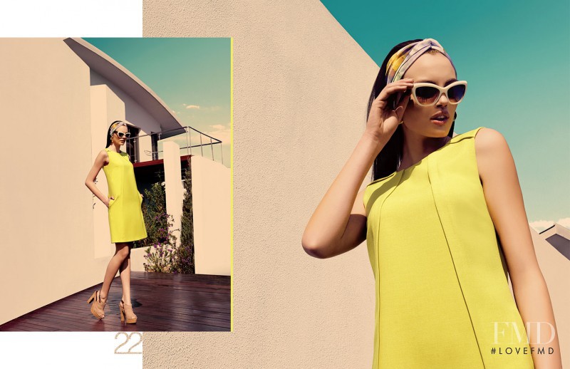 Kristina Peric featured in  the Miss Lilium Concept catalogue for Spring/Summer 2014