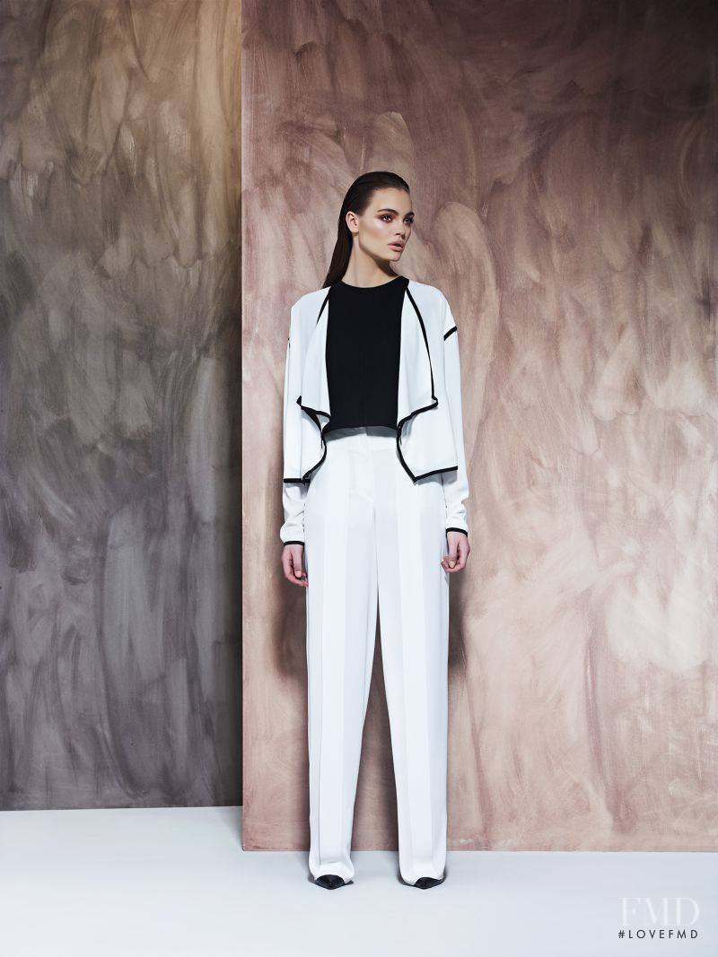 Kristina Peric featured in  the Piamente lookbook for Spring/Summer 2014
