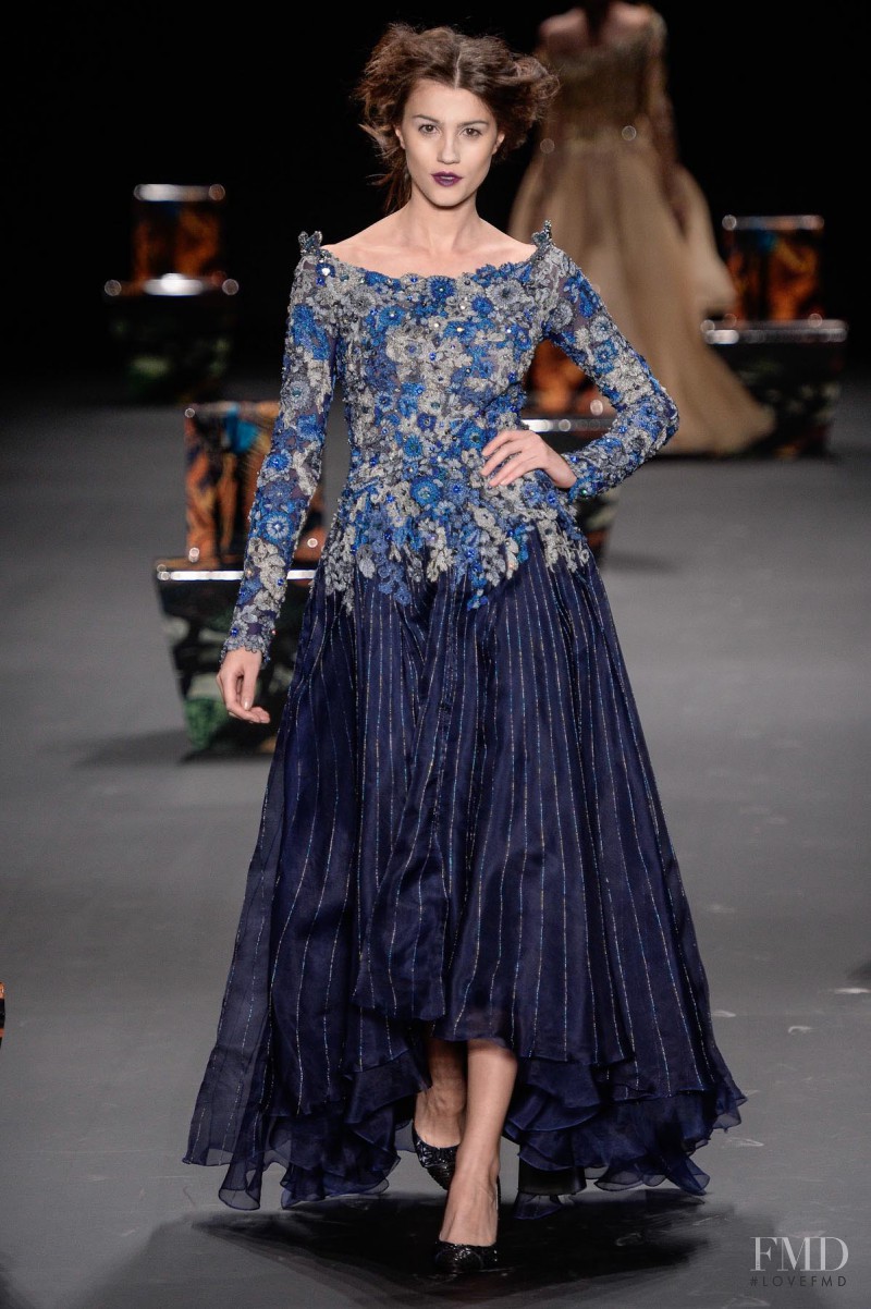 Lilian Franklin featured in  the Lino Villaventura fashion show for Autumn/Winter 2014