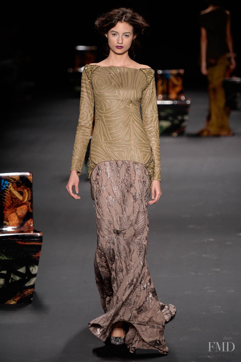 Bruna Ludtke featured in  the Lino Villaventura fashion show for Autumn/Winter 2014