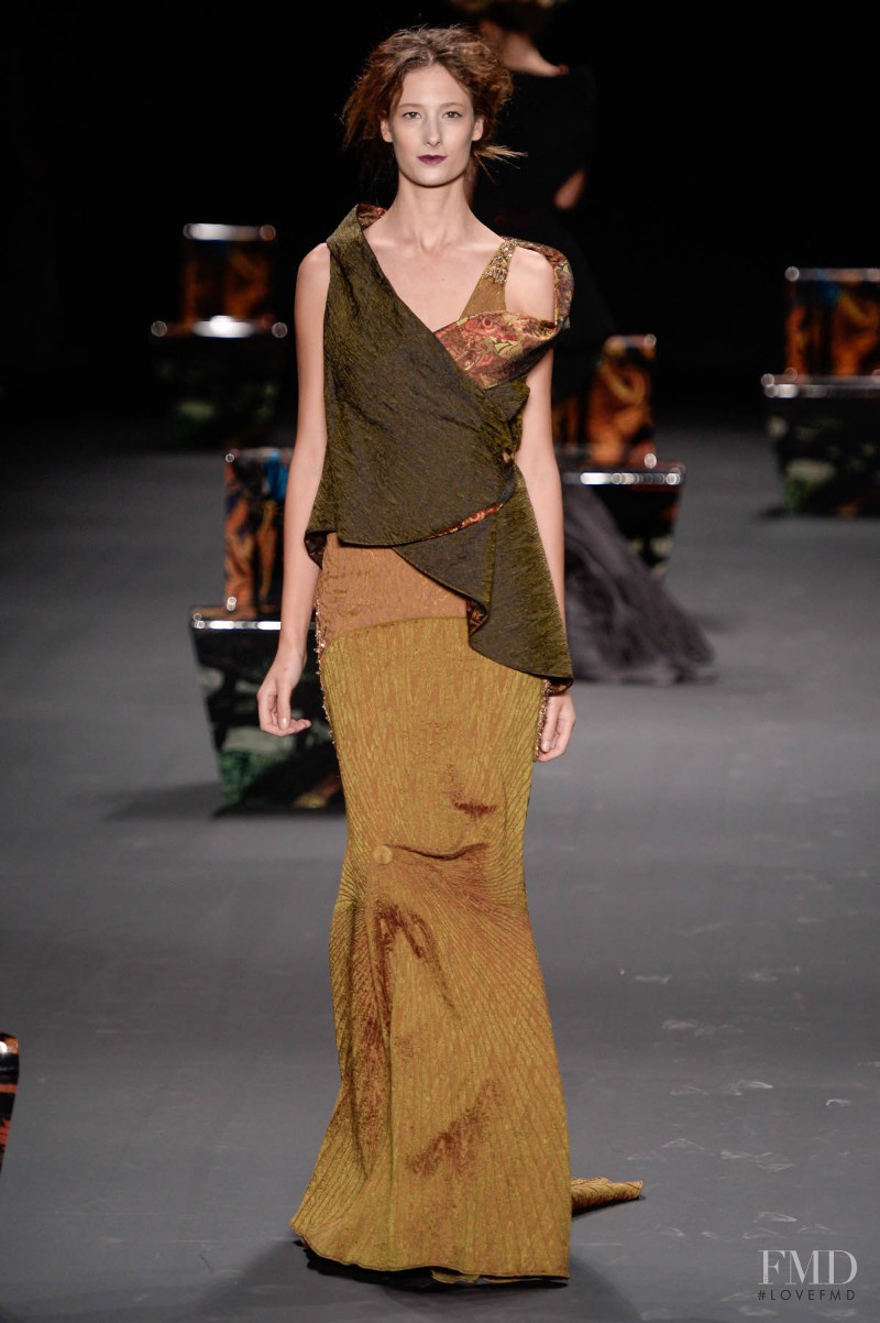 Patricia Muller featured in  the Lino Villaventura fashion show for Autumn/Winter 2014