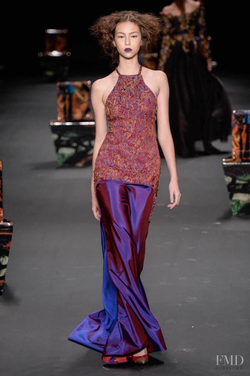 Lorena Maraschi featured in  the Lino Villaventura fashion show for Autumn/Winter 2014