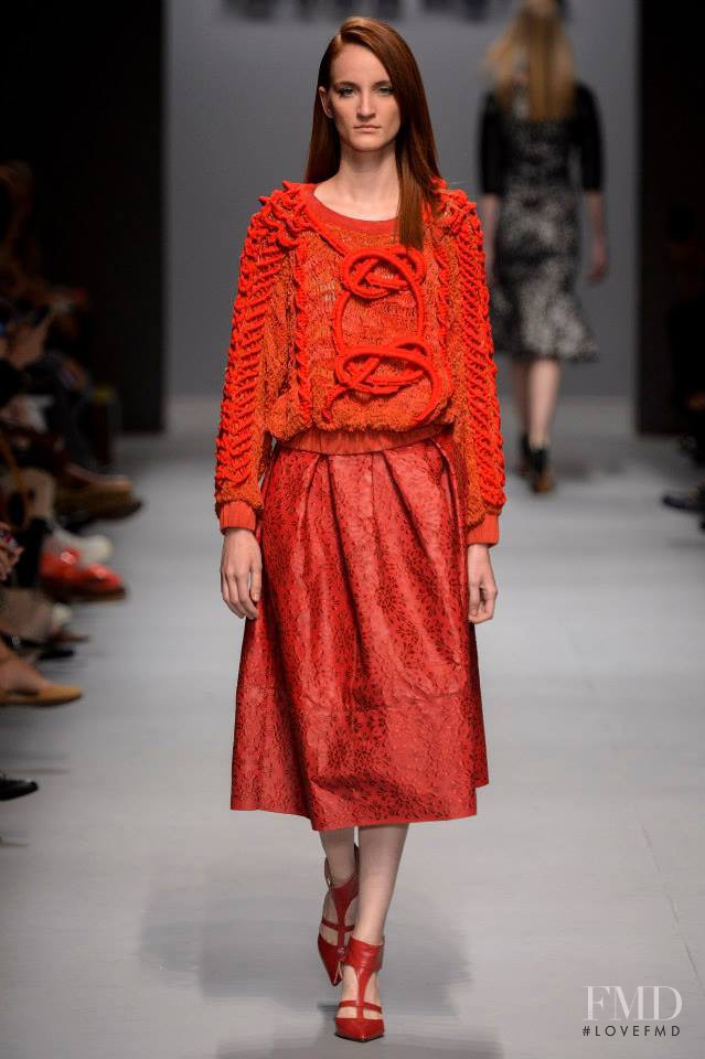 Marina Heiden featured in  the Patricia Motta fashion show for Autumn/Winter 2014