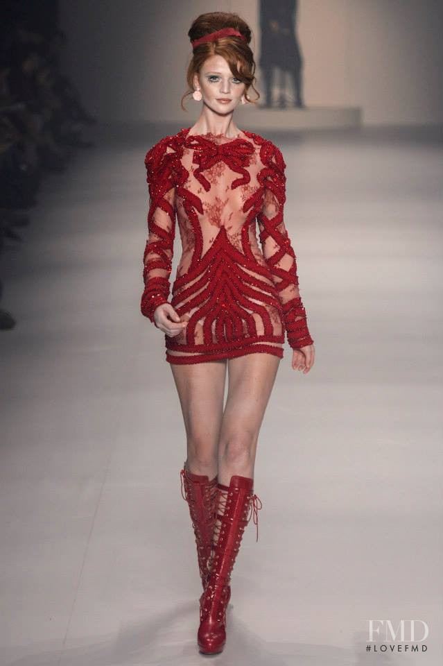 Cintia Dicker featured in  the Samuel Cirnansck fashion show for Autumn/Winter 2014