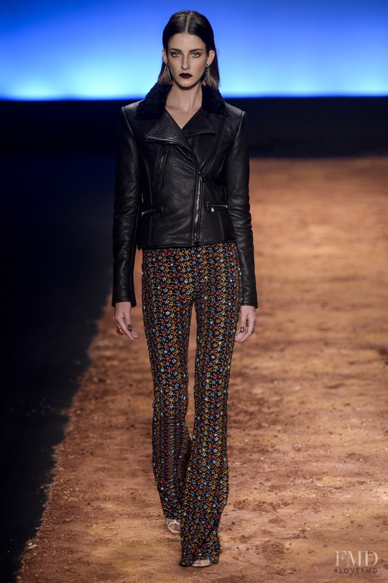 Cristina Herrmann featured in  the Patricia Viera fashion show for Autumn/Winter 2014