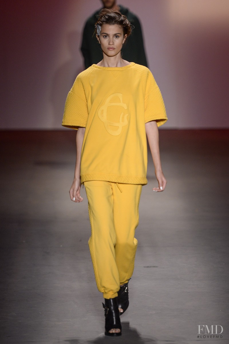 Lilian Franklin featured in  the Coca-Cola Clothing fashion show for Autumn/Winter 2014