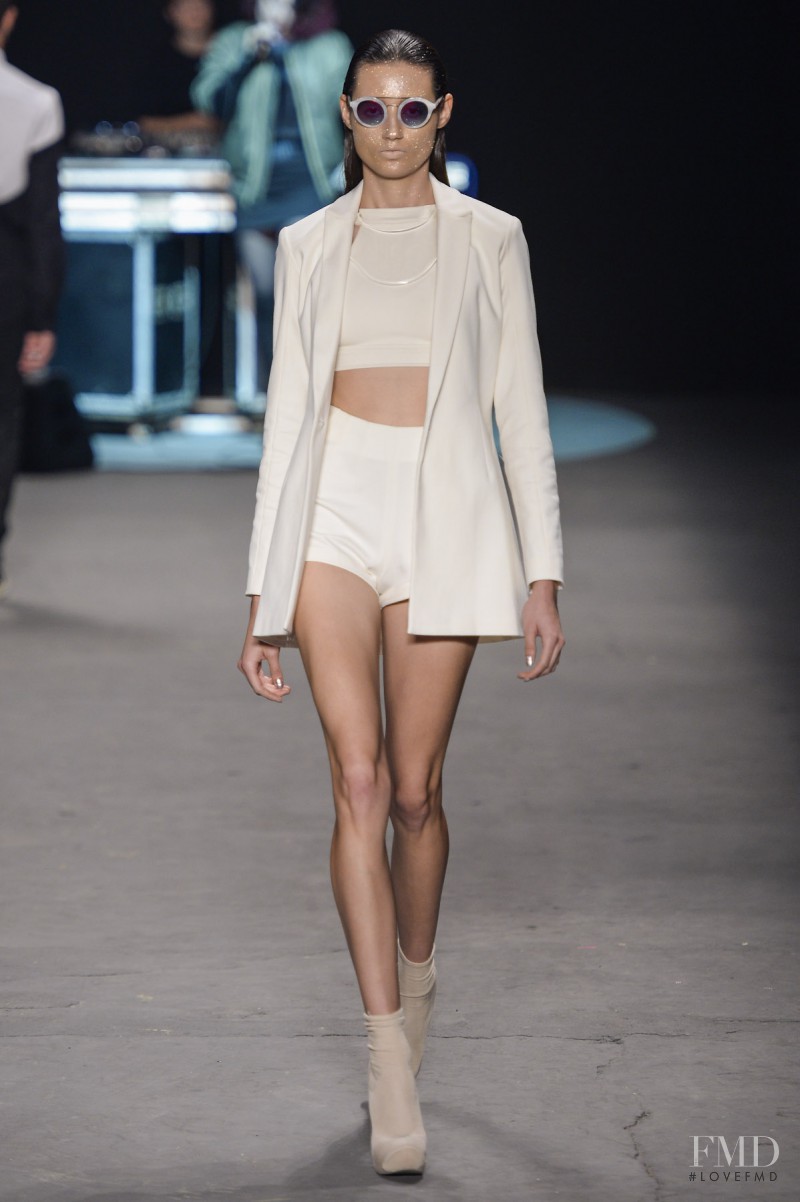 Bruna Ludtke featured in  the Auslï¿½nder fashion show for Autumn/Winter 2014