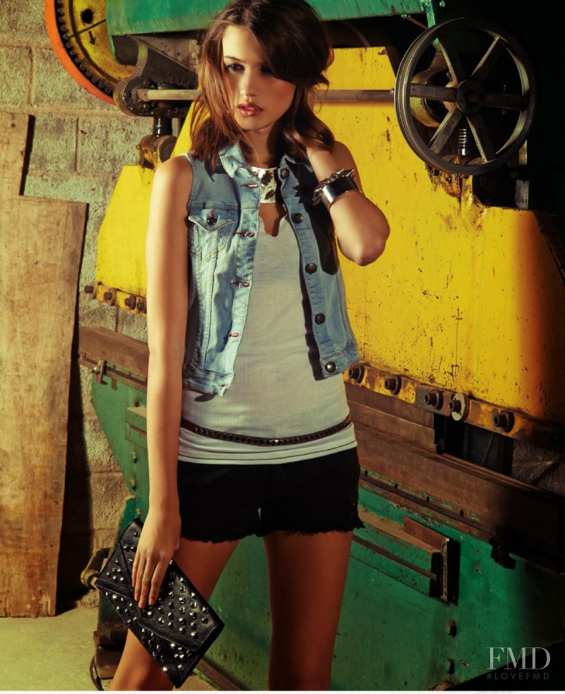 Lilian Franklin featured in  the Usina Jeanswear advertisement for Spring/Summer 2014
