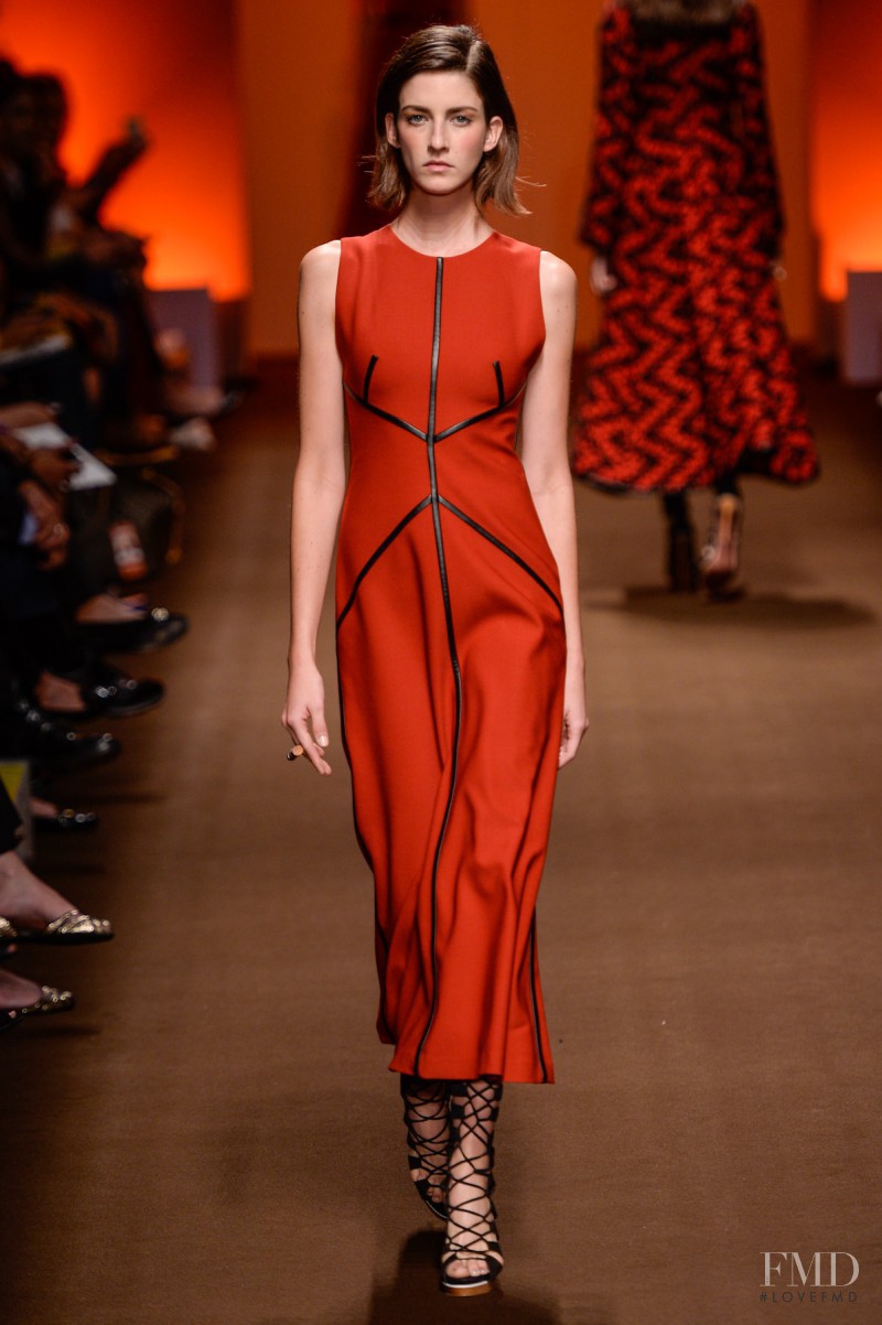 Cristina Herrmann featured in  the Tufi Duek fashion show for Autumn/Winter 2014