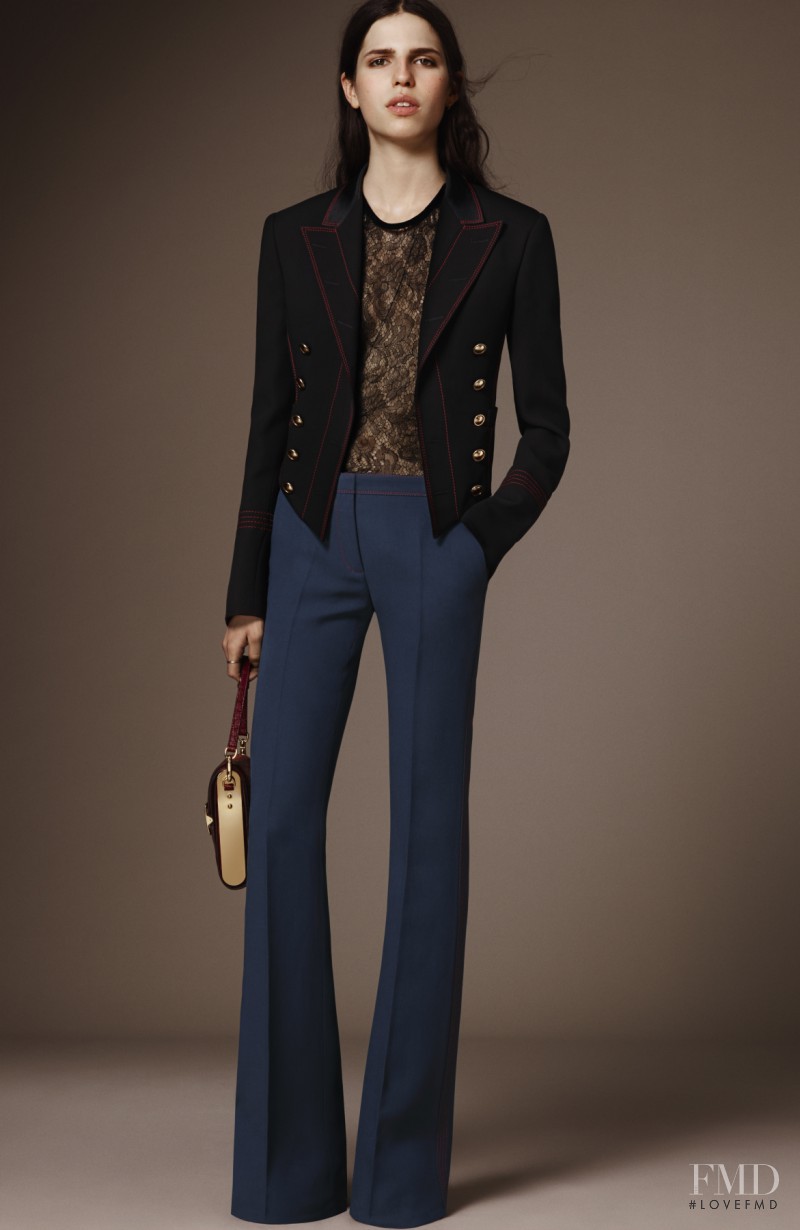 Hayett McCarthy featured in  the Burberry Prorsum lookbook for Pre-Fall 2016