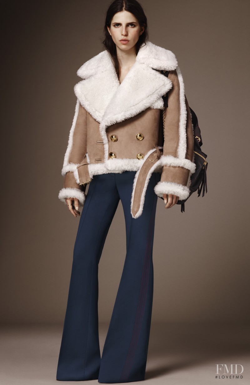 Hayett McCarthy featured in  the Burberry Prorsum lookbook for Pre-Fall 2016
