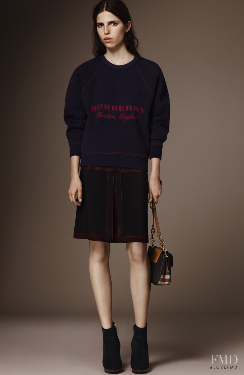 Hayett McCarthy featured in  the Burberry Prorsum lookbook for Pre-Fall 2016