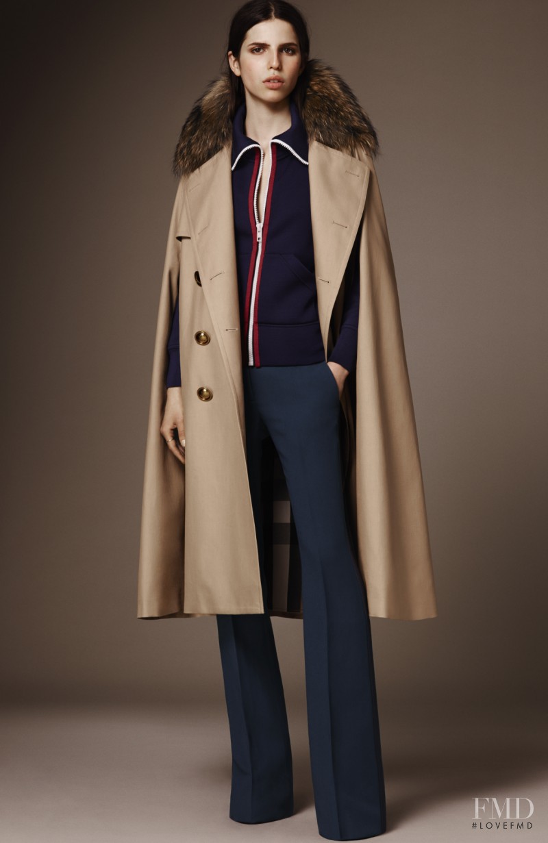 Hayett McCarthy featured in  the Burberry Prorsum lookbook for Pre-Fall 2016
