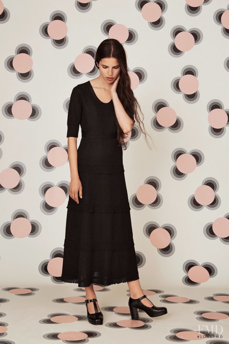 Hayett McCarthy featured in  the Orla Kiely fashion show for Resort 2016